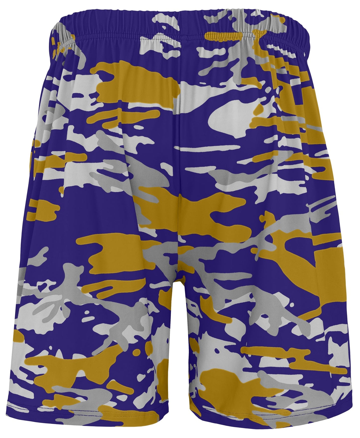 Zubaz NFL Men's 7in Alternate Camo Established Block Text Shorts, Baltimore Ravens