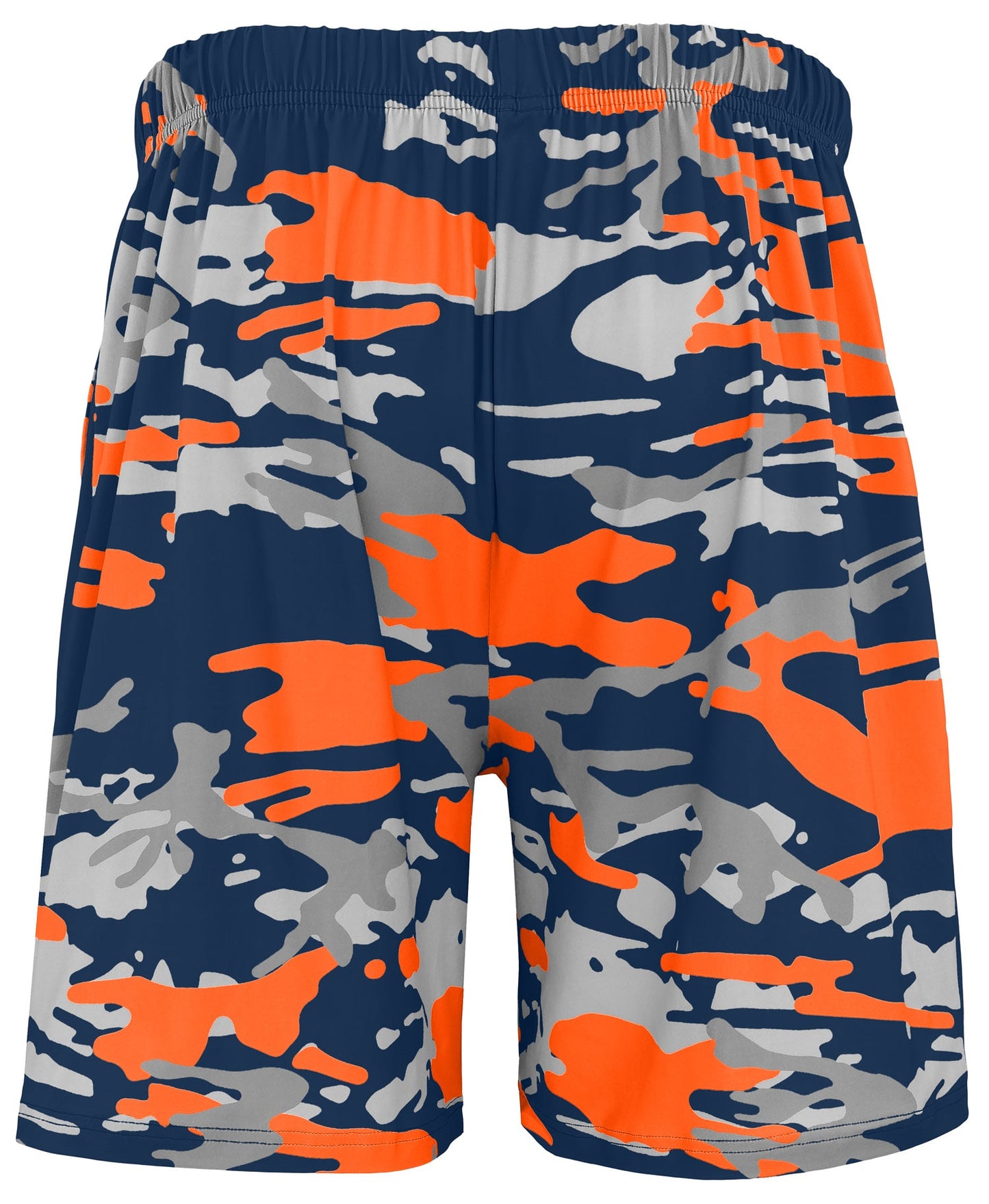 Zubaz NFL Men's 7in Alternate Camo Established Block Text Shorts, Chicago Bears