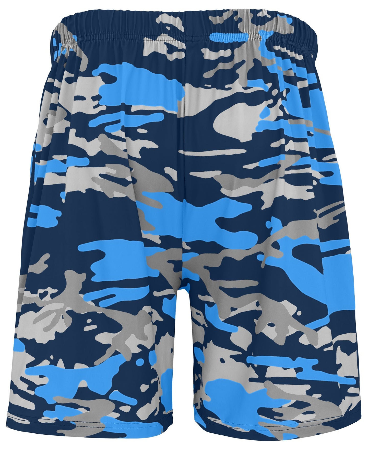 Zubaz NFL Men's 7in Alternate Camo Established Block Text Shorts, Tennessee Titans