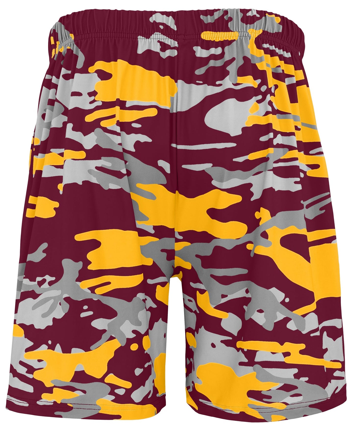 Zubaz NFL Men's 7in Alternate Camo Established Block Text Shorts, Washington Commanders
