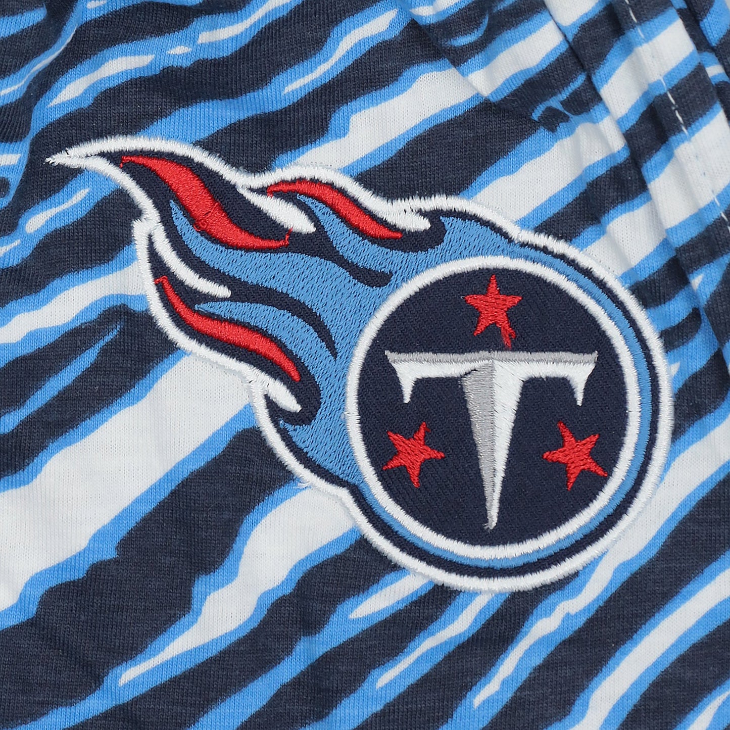 Zubaz NFL UNISEX Z88 3 Color Zebra - Direct Embroidered Logo Pants, TENNESSEE TITANS