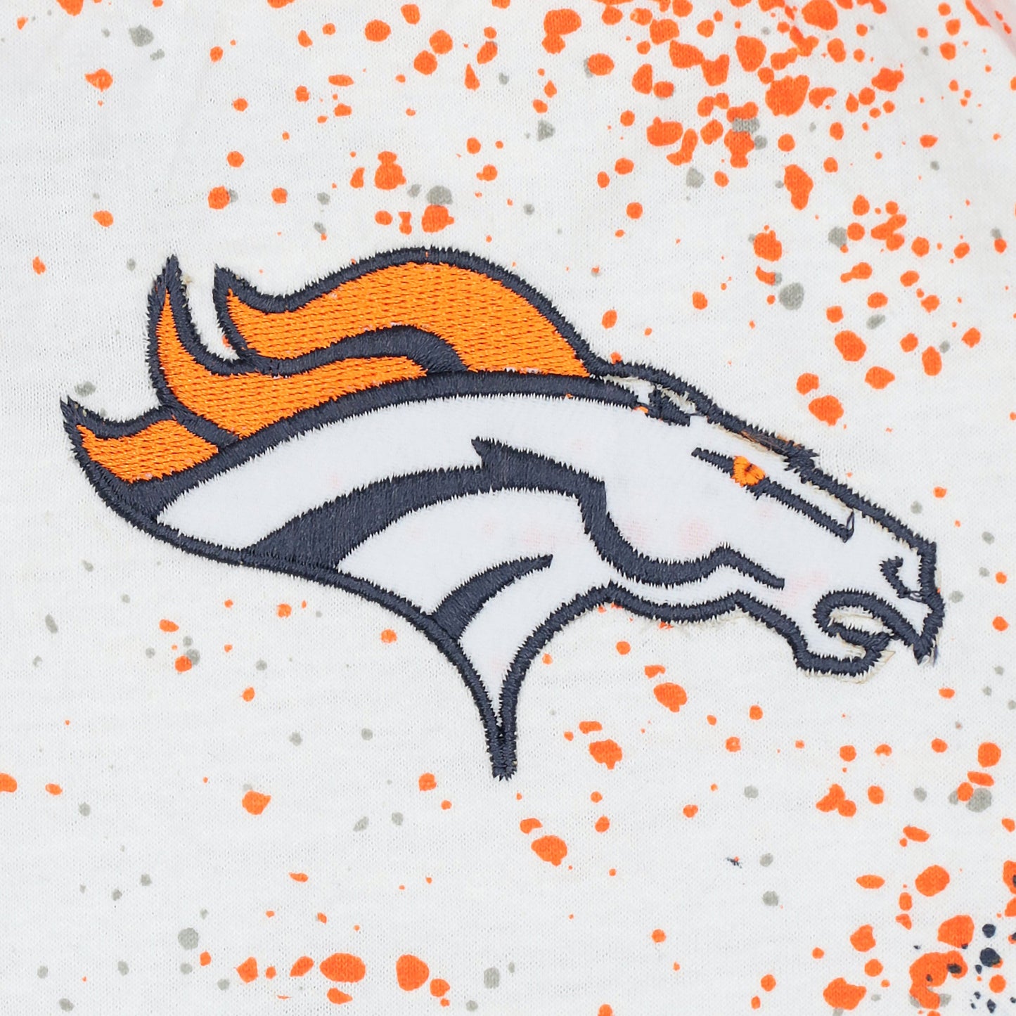 Zubaz NFL Adult Unisex Z88 Embroidered Confetti 3 Color Pants, Denver Broncos