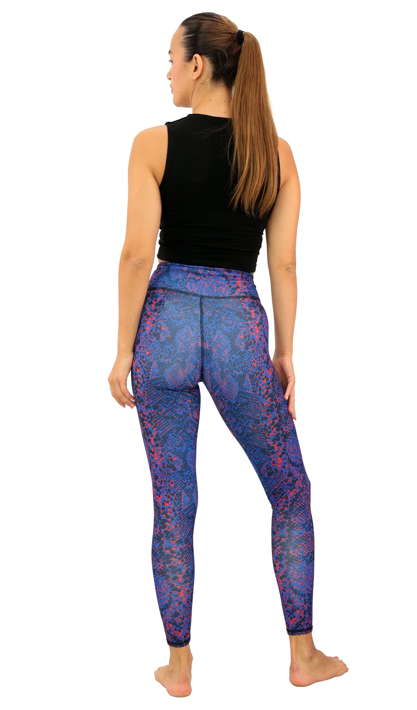 Zubaz NFL Women's Field Goal Primary Post Leggings, Buffalo Bills