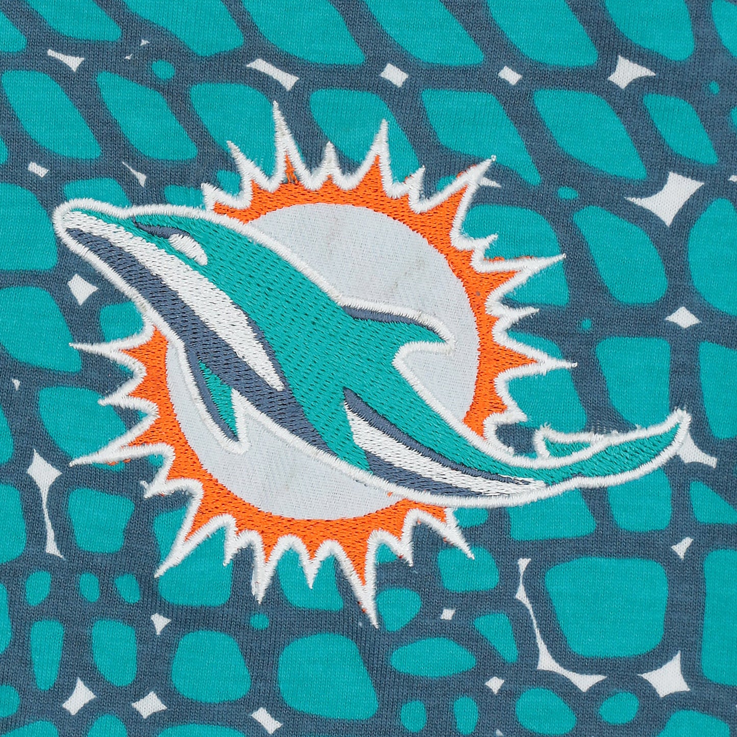 Zubaz NFL Adult Unisex Z88 Embroidered Gator 3 Color Shorts, Miami Dolphins