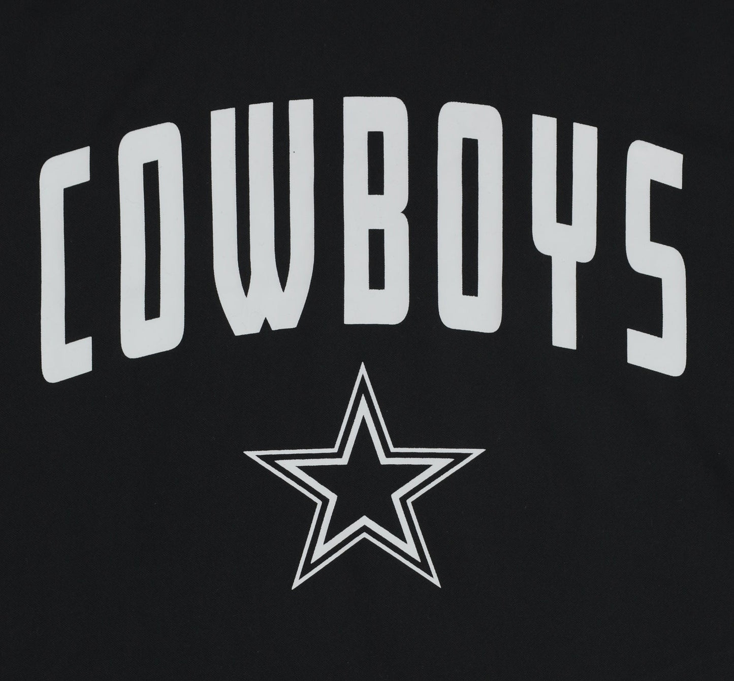 Zubaz NFL Men's Dallas Cowboys Black Elevated Lightweight Hoodie With Viper Accents