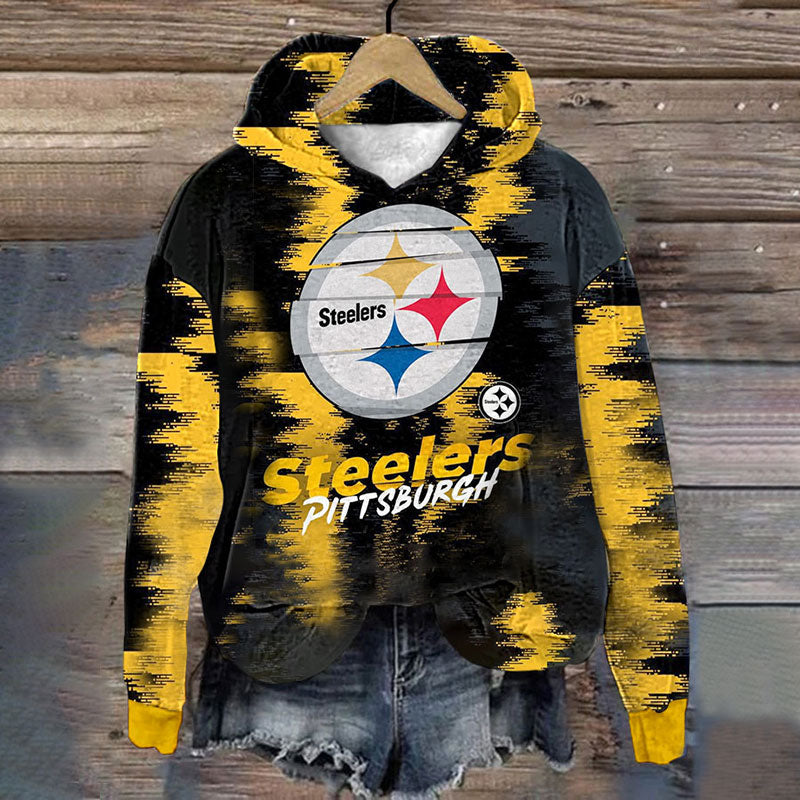 Fashion printed long sleeve Hoodie