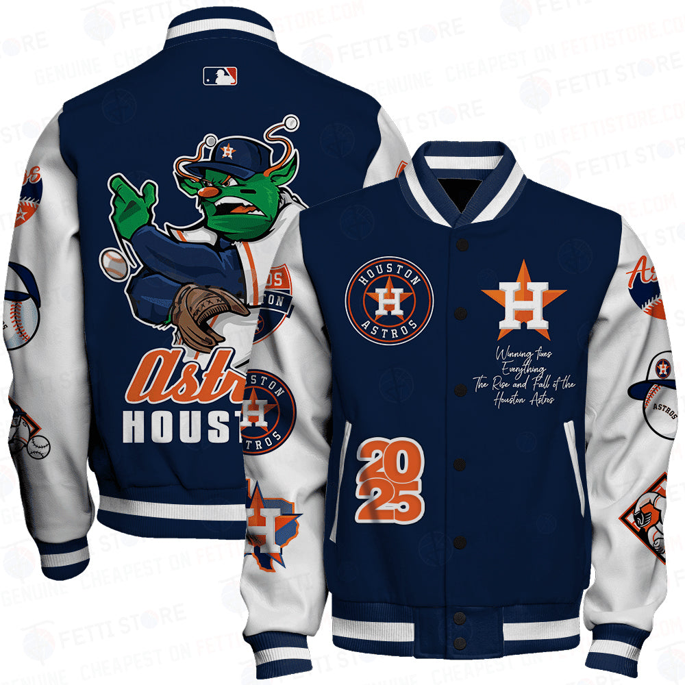 Houston Astros Major League Baseball Unisex Varsity Jacket