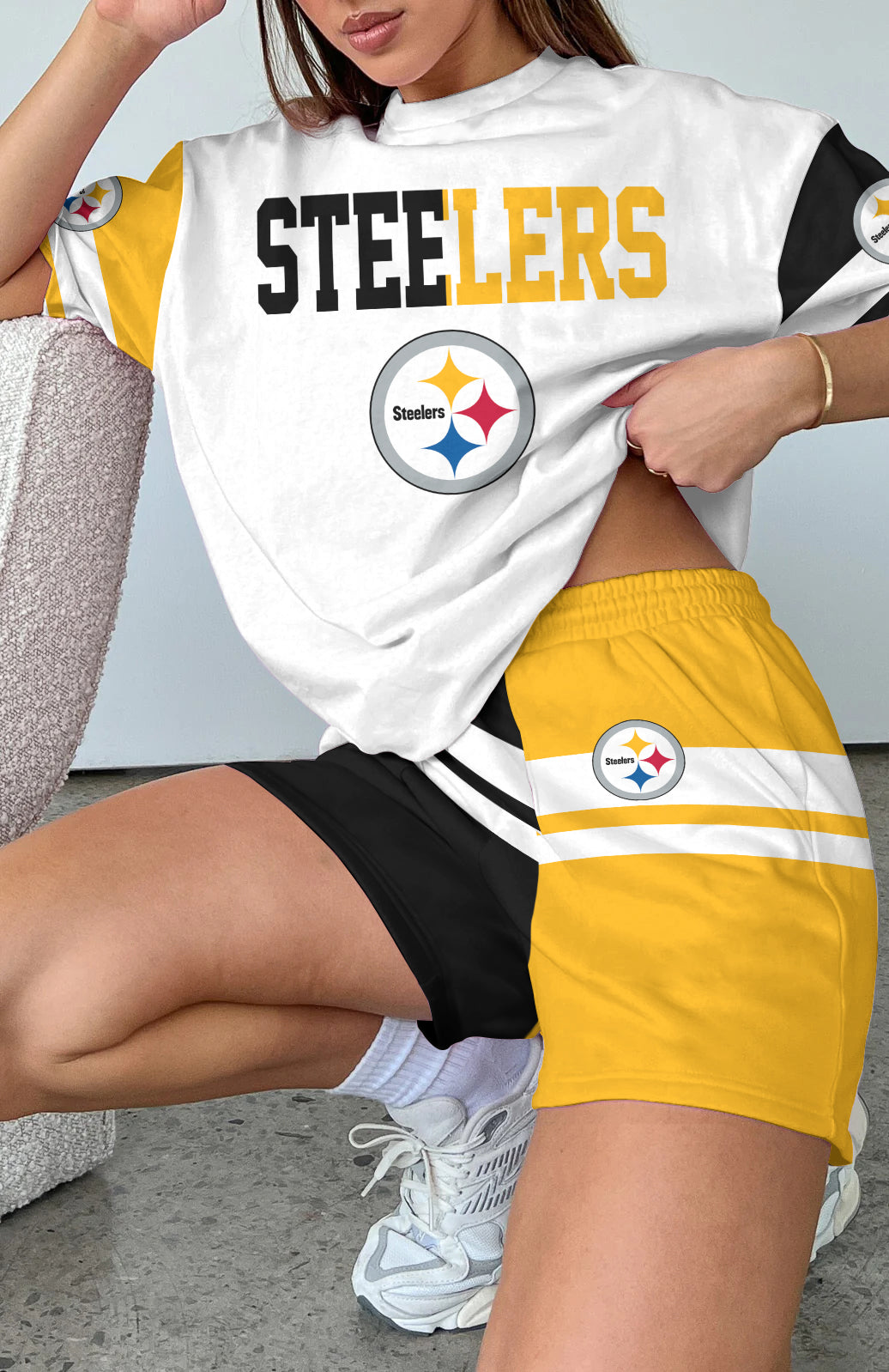 Pittsburgh Steelers Limited Edition Women's T-Shirt & Short Set