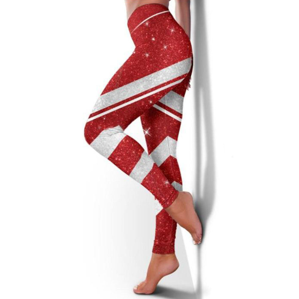 casual fashion contrast printed Leggings