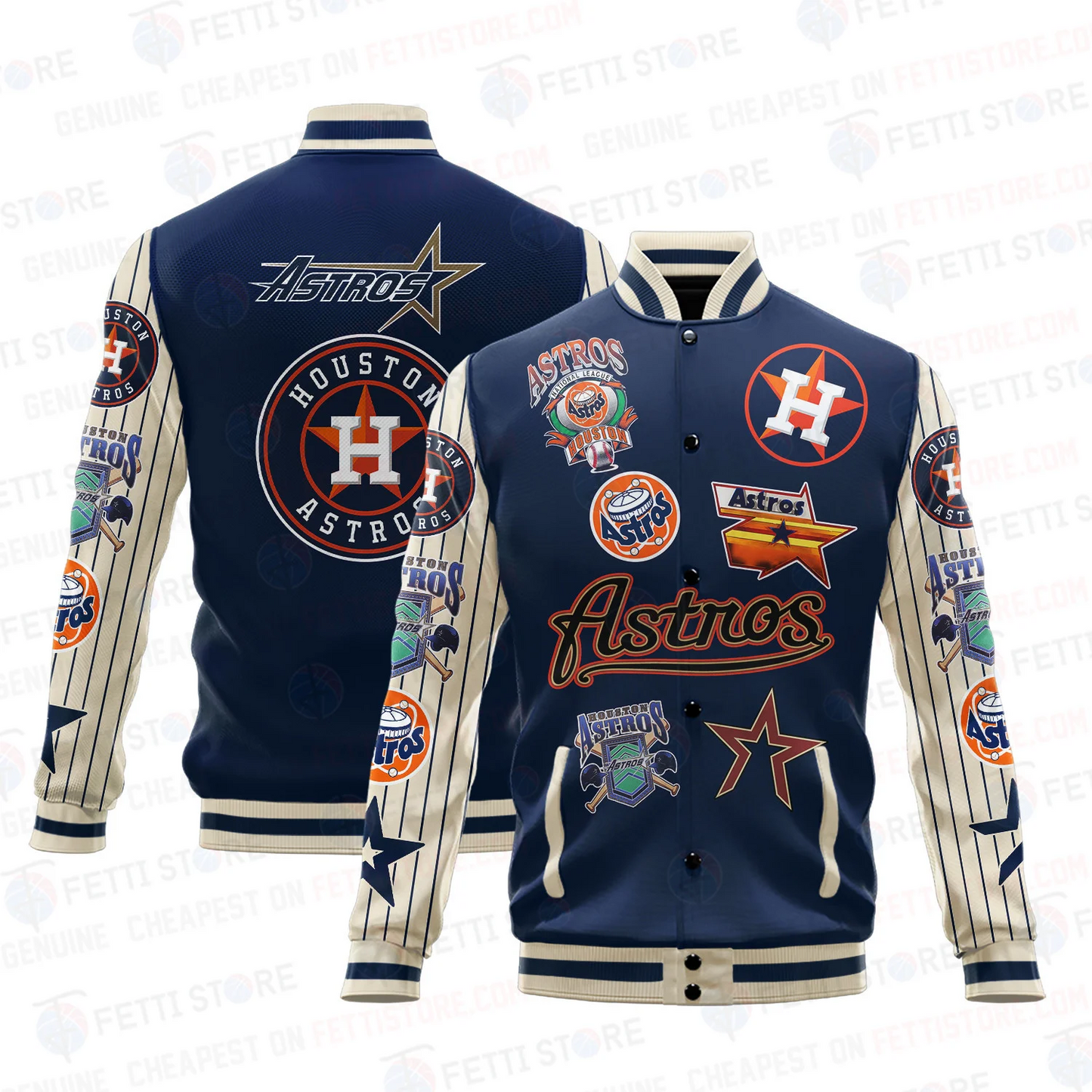 Houston Astros Major League Baseball Unisex Varsity Jacket