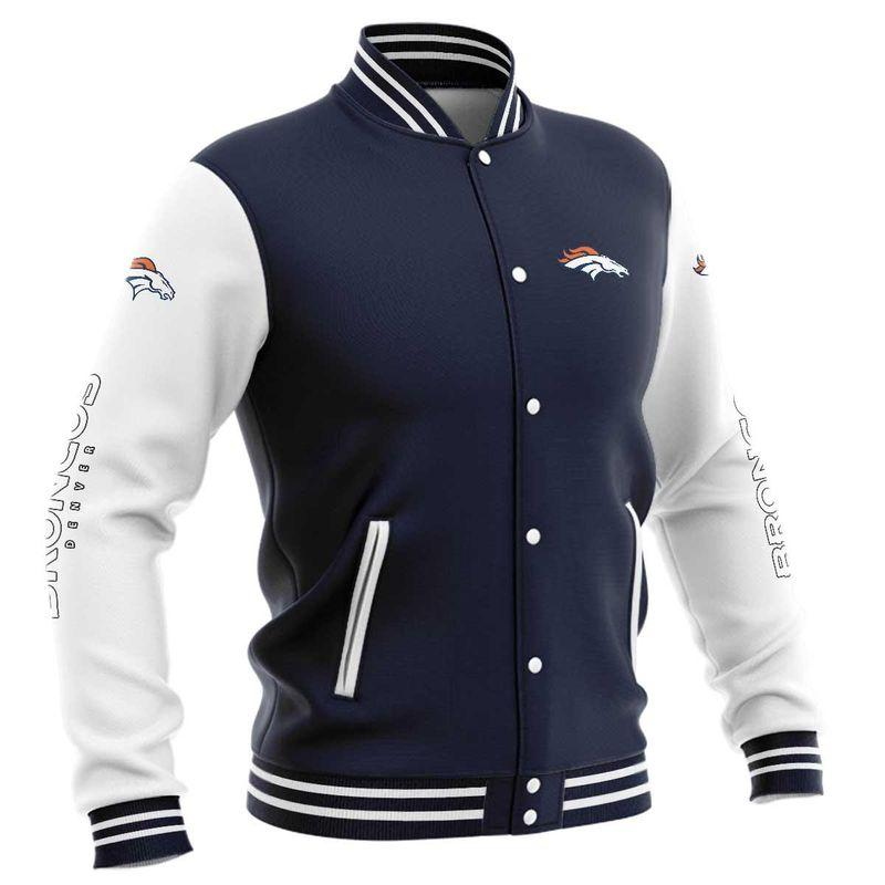 (4 Colors Available)Denver Broncos
Limited Edition Buttoned Baseball Jacket