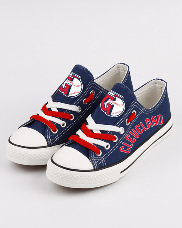 Casual printed low-top canvas shoes unisex