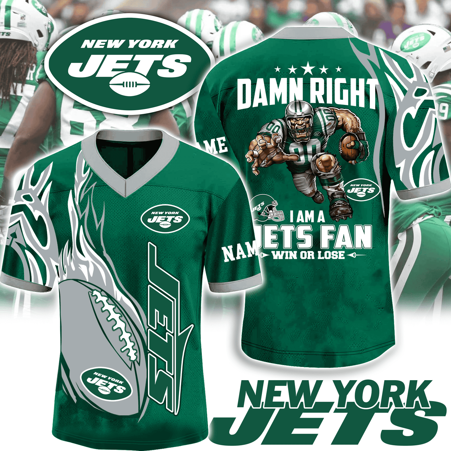 New York Jets Fan Jersey