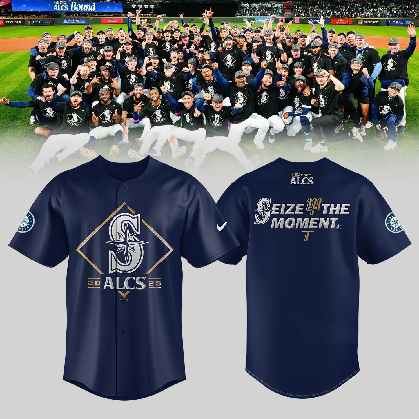 Seize The Moment Seattle Mariners ALCS Jersey