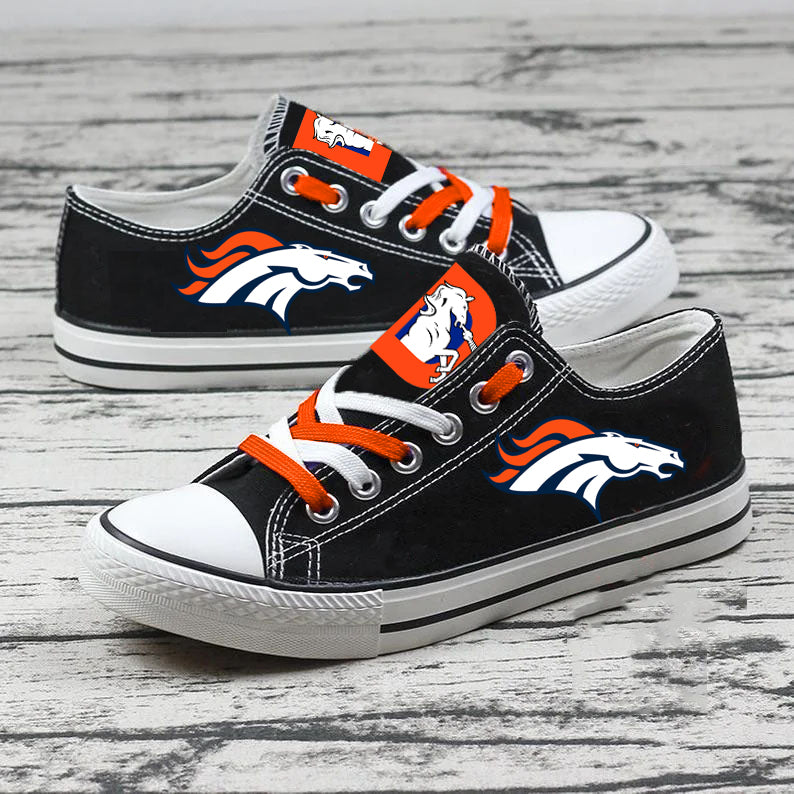 Casual printed low-top canvas shoes unisex