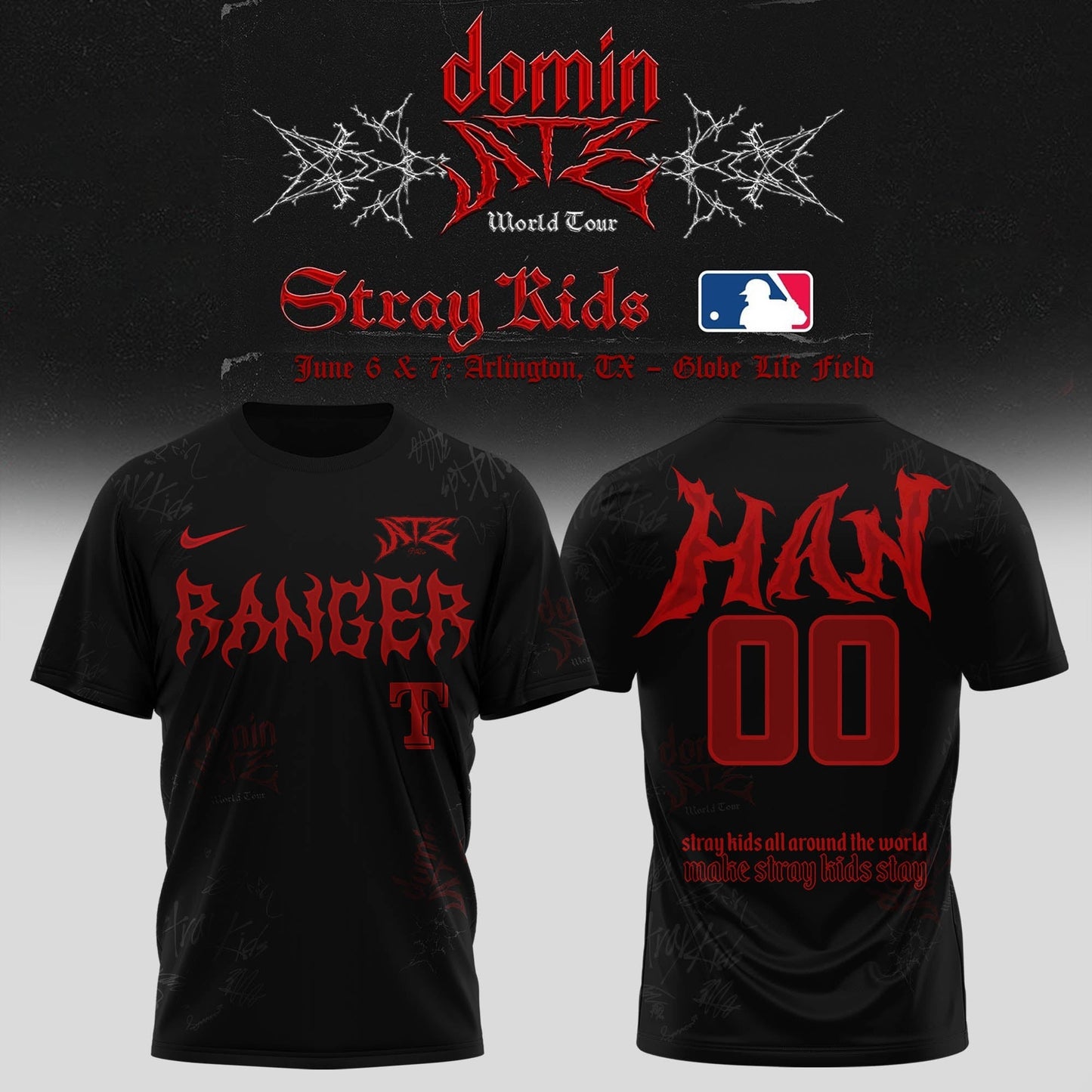 Texas Rangers x Stray Kids Dominate World Tour 2025