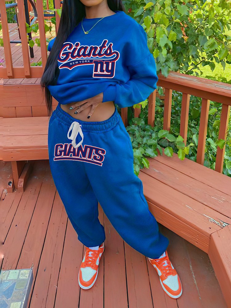 New York Giants Sportswear Crewneck Sweatshirt Suit