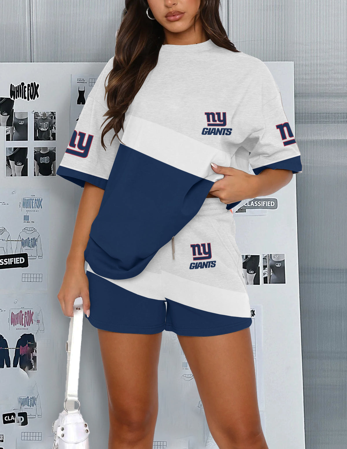New York Giants Limited Edition Women's T-Shirt & Short Set