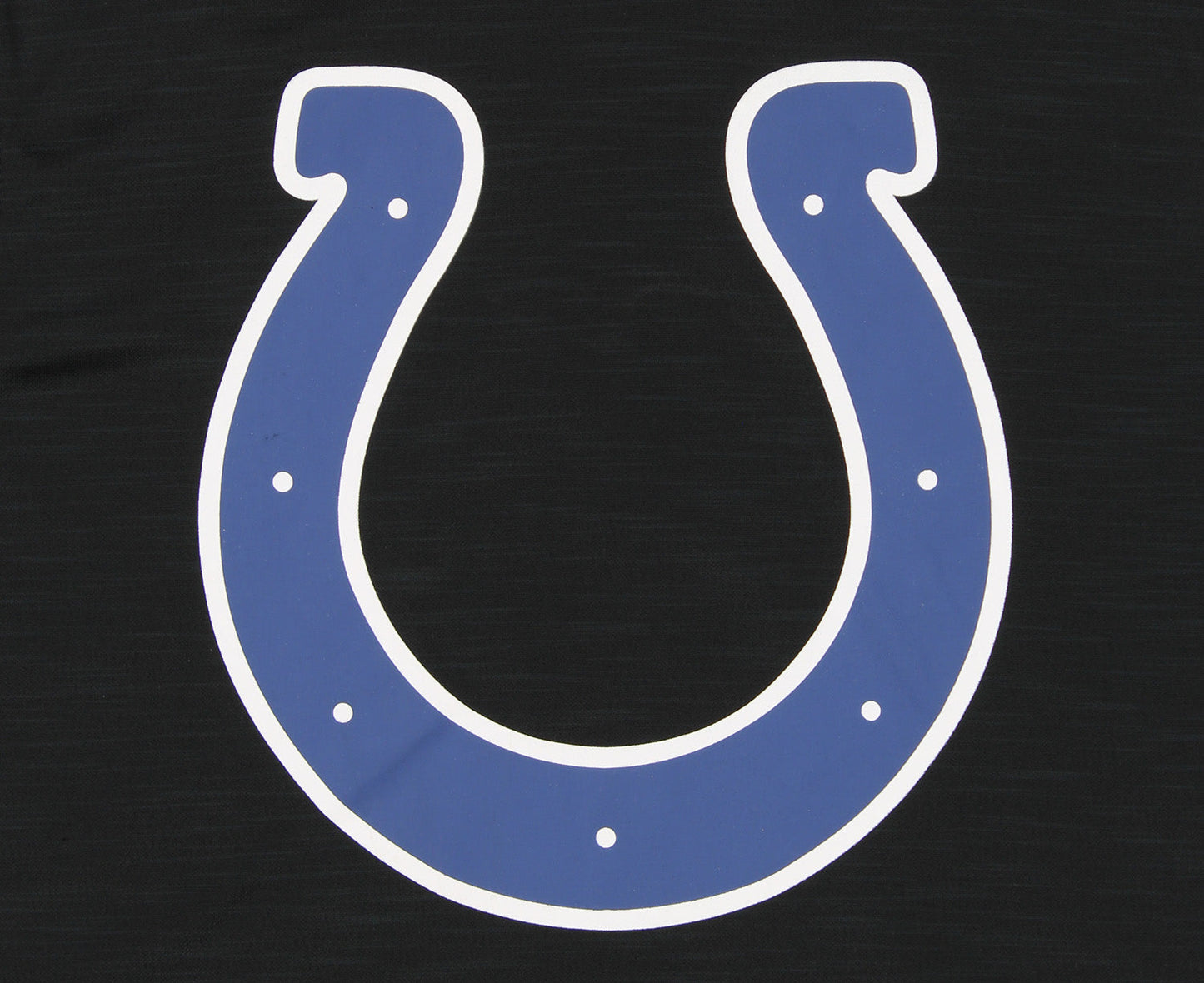 Zubaz Nfl Indianapolis Colts Black Tonal Zebra Solid Slub Hood Md