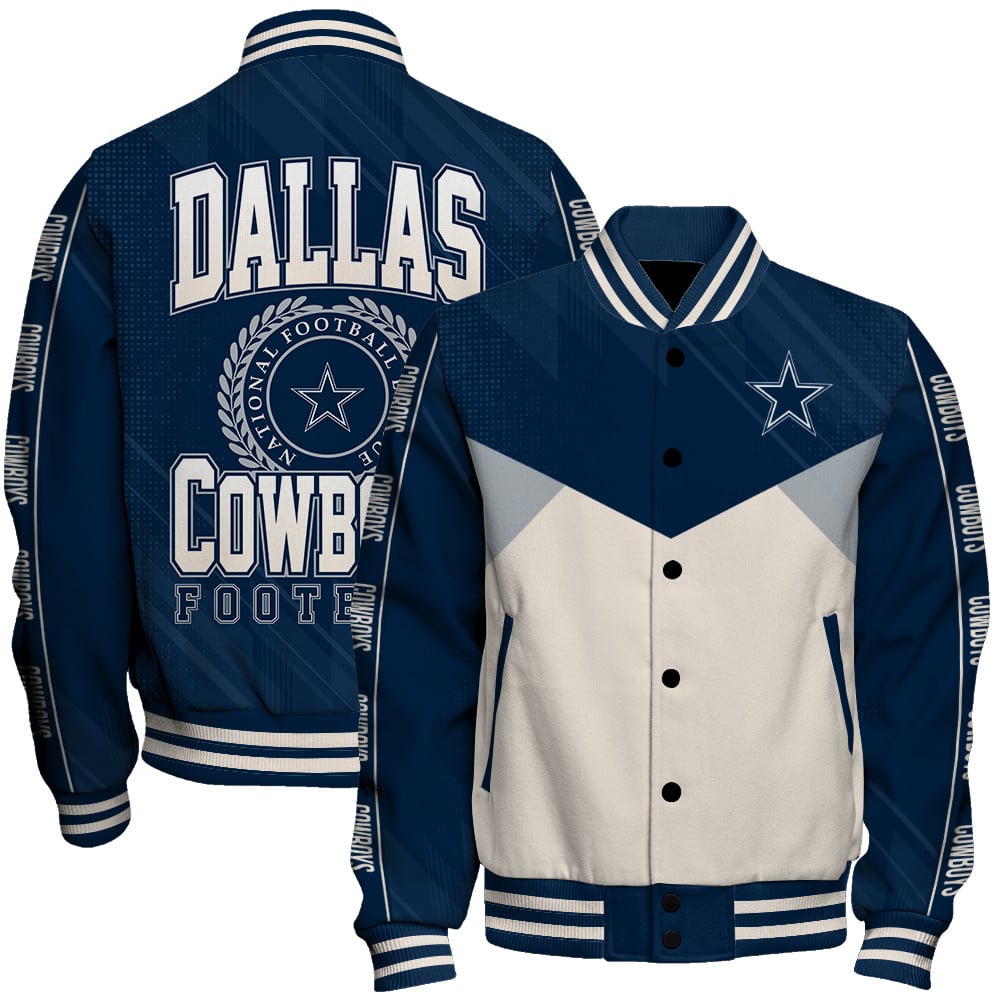 Dallas Cowboys Football Team 2025 - 26 Personality, Outstanding Unisex Varsity Jacket