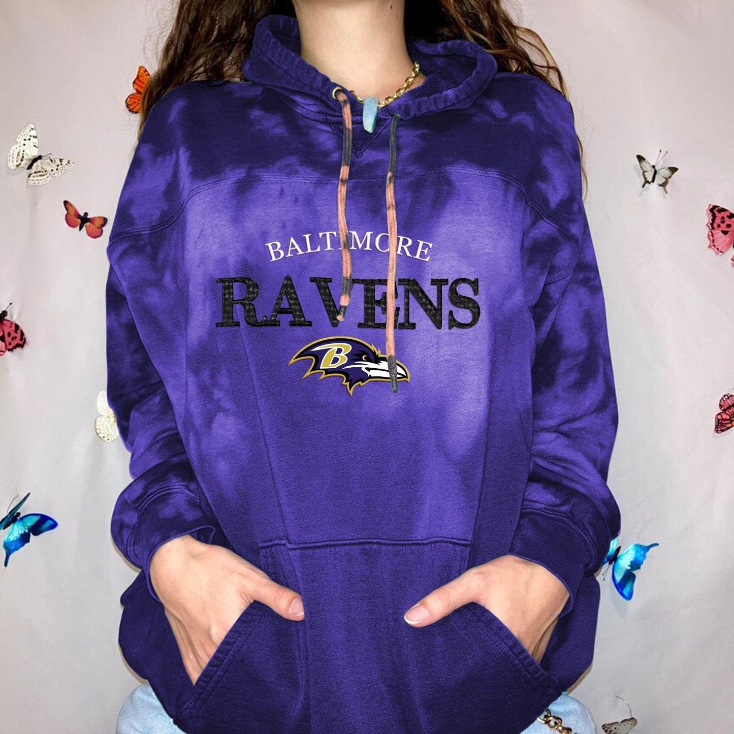 Baltimore Ravens Women Printed Hoodie