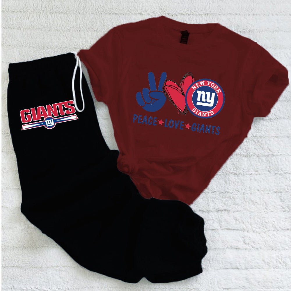 Casual loose fashion printed suit