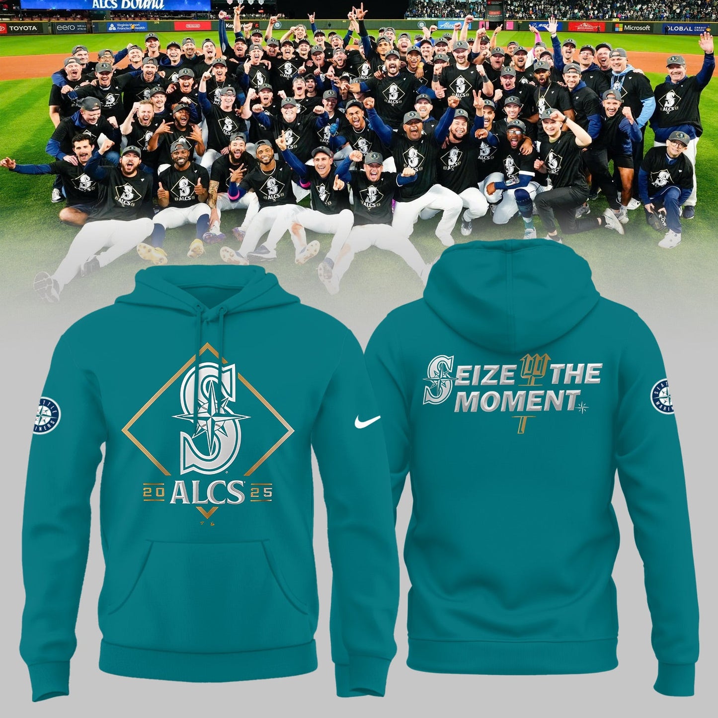 Seize The Moment Seattle Mariners ALCS Hoodie
