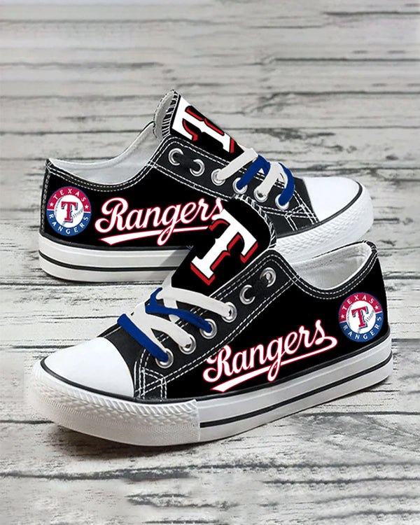 Casual printed low-top canvas shoes unisex