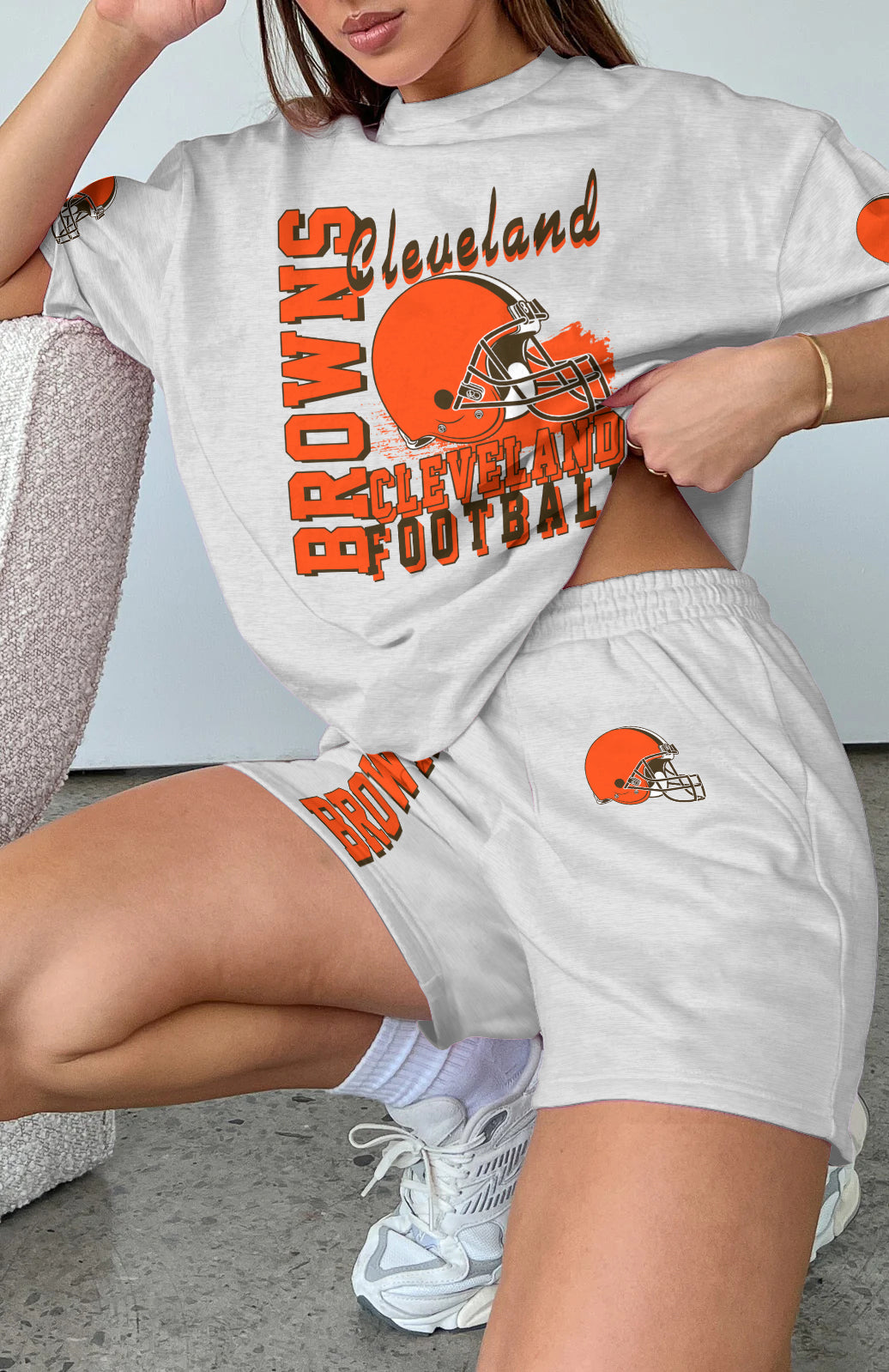 Cleveland Browns Limited Edition Women's T-Shirt & Short Set