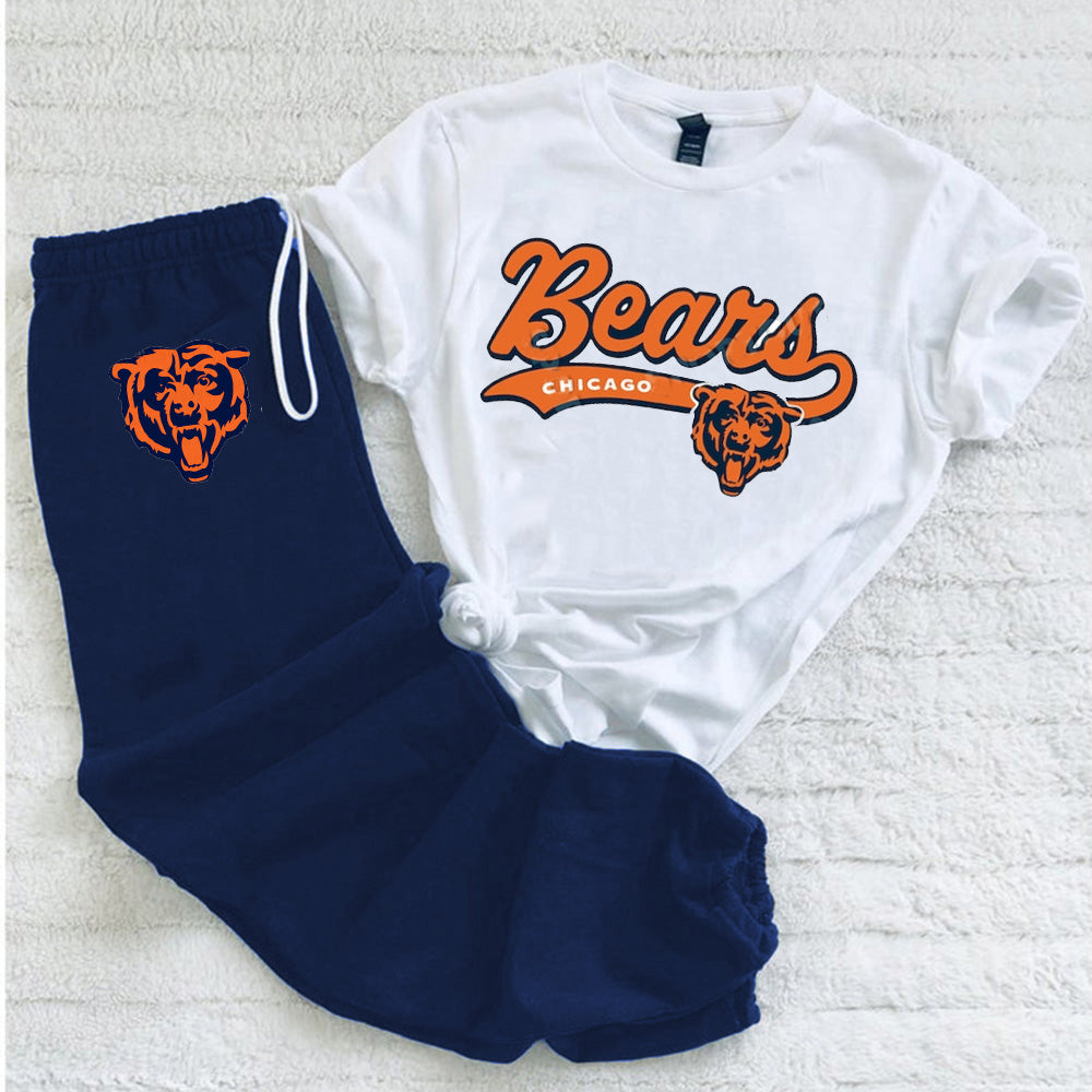 Casual loose fashion printed suit