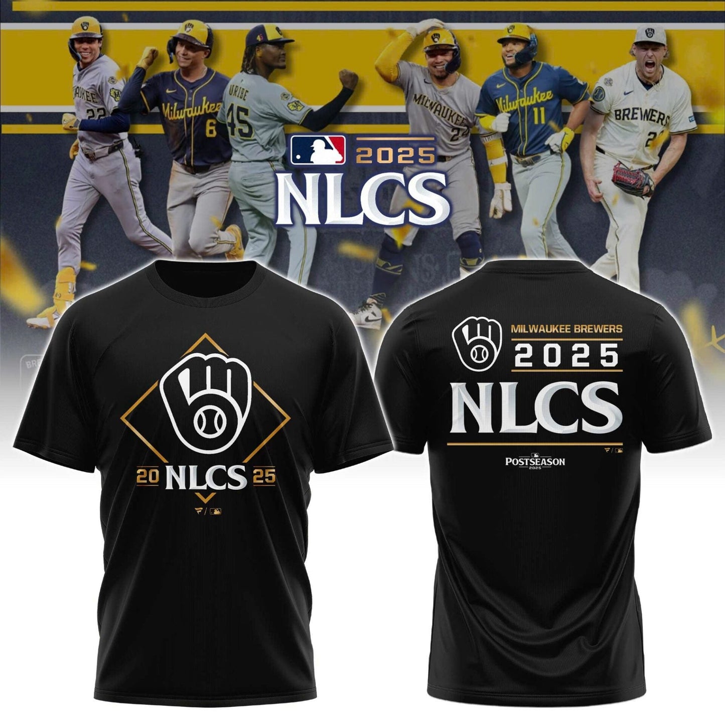 Limited Edition Brewers NLCS BOUND T-Shirt