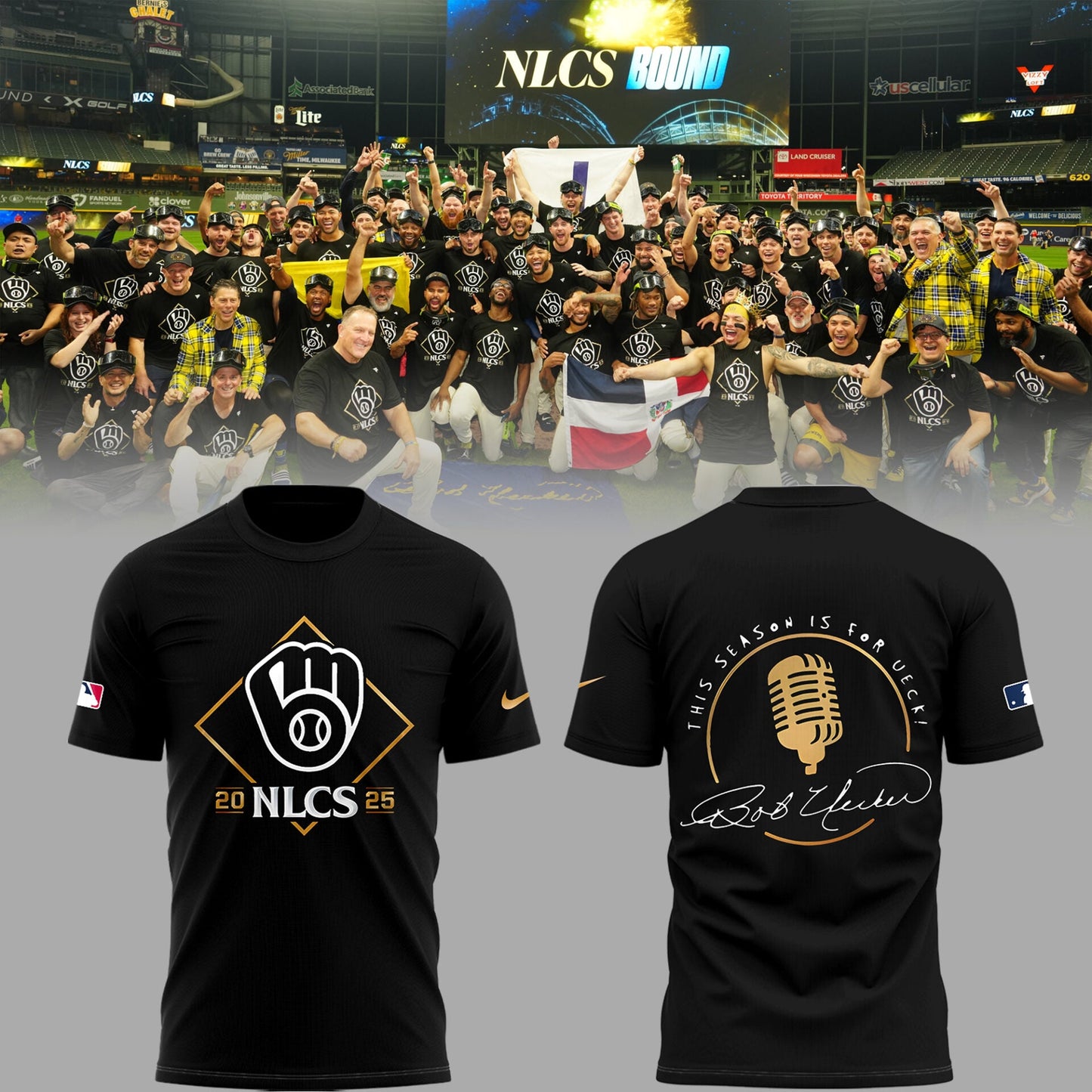 Limited Edition Brewers NLCS BOUND T-Shirt
