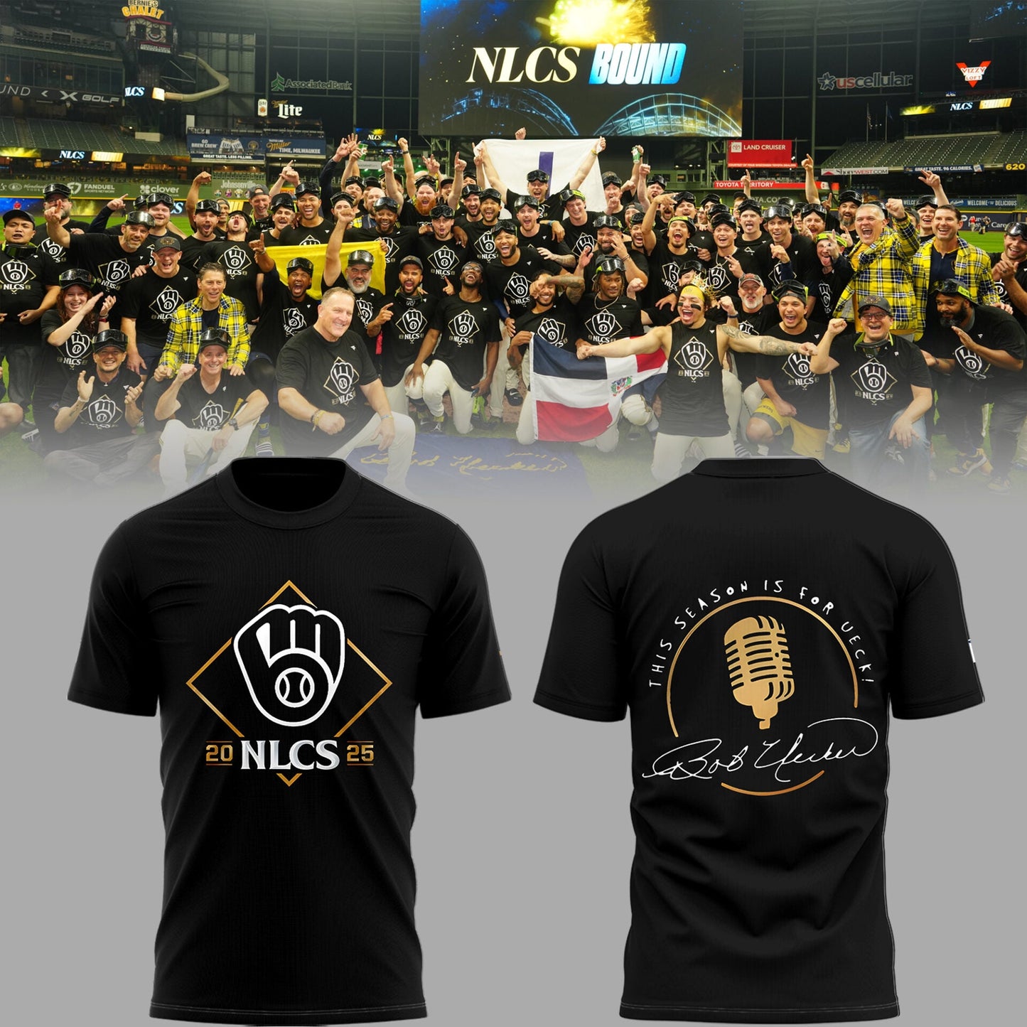 Limited Edition Brewers NLCS BOUND T-Shirt