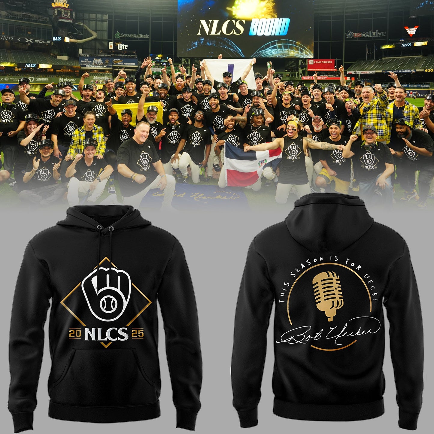 Limited Edition Brewers NLCS BOUND Hoodie