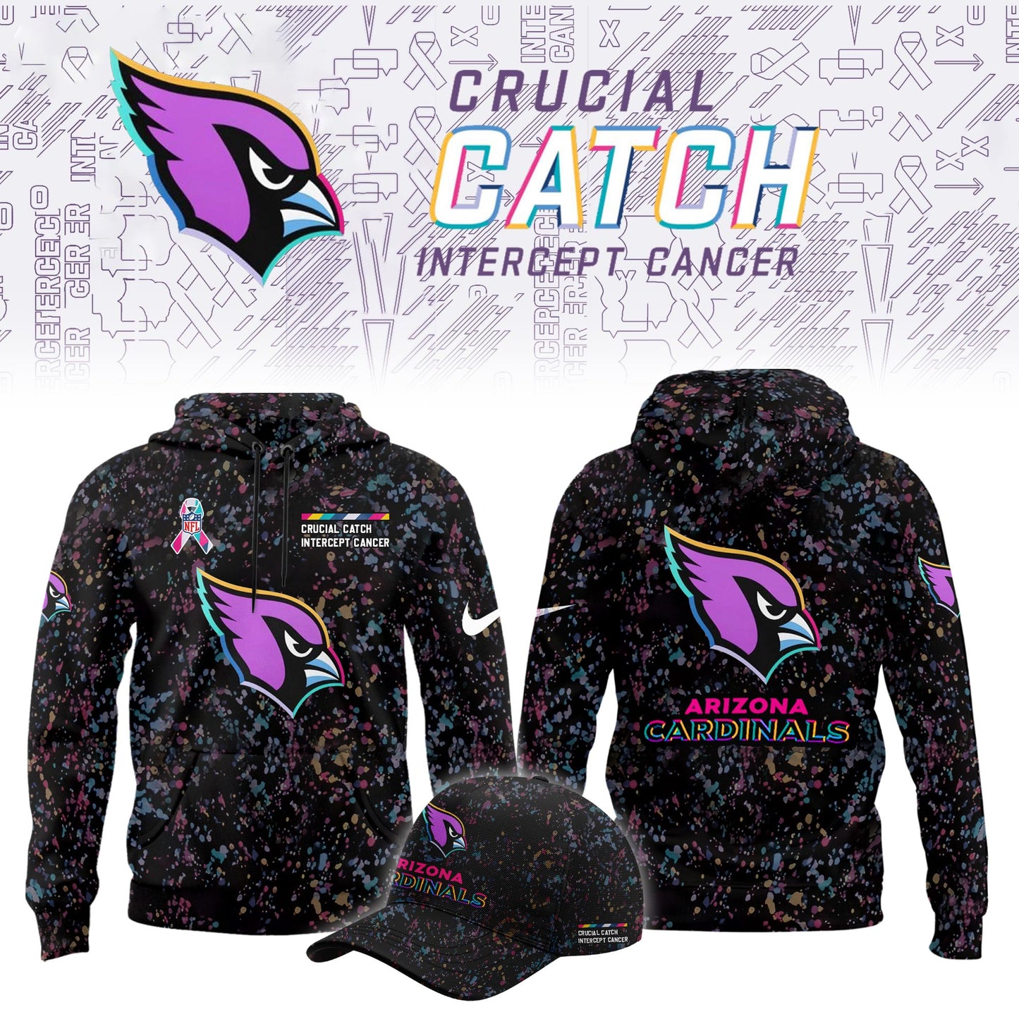 Arizona Cardinals Crucial Catch Limited Hoodie