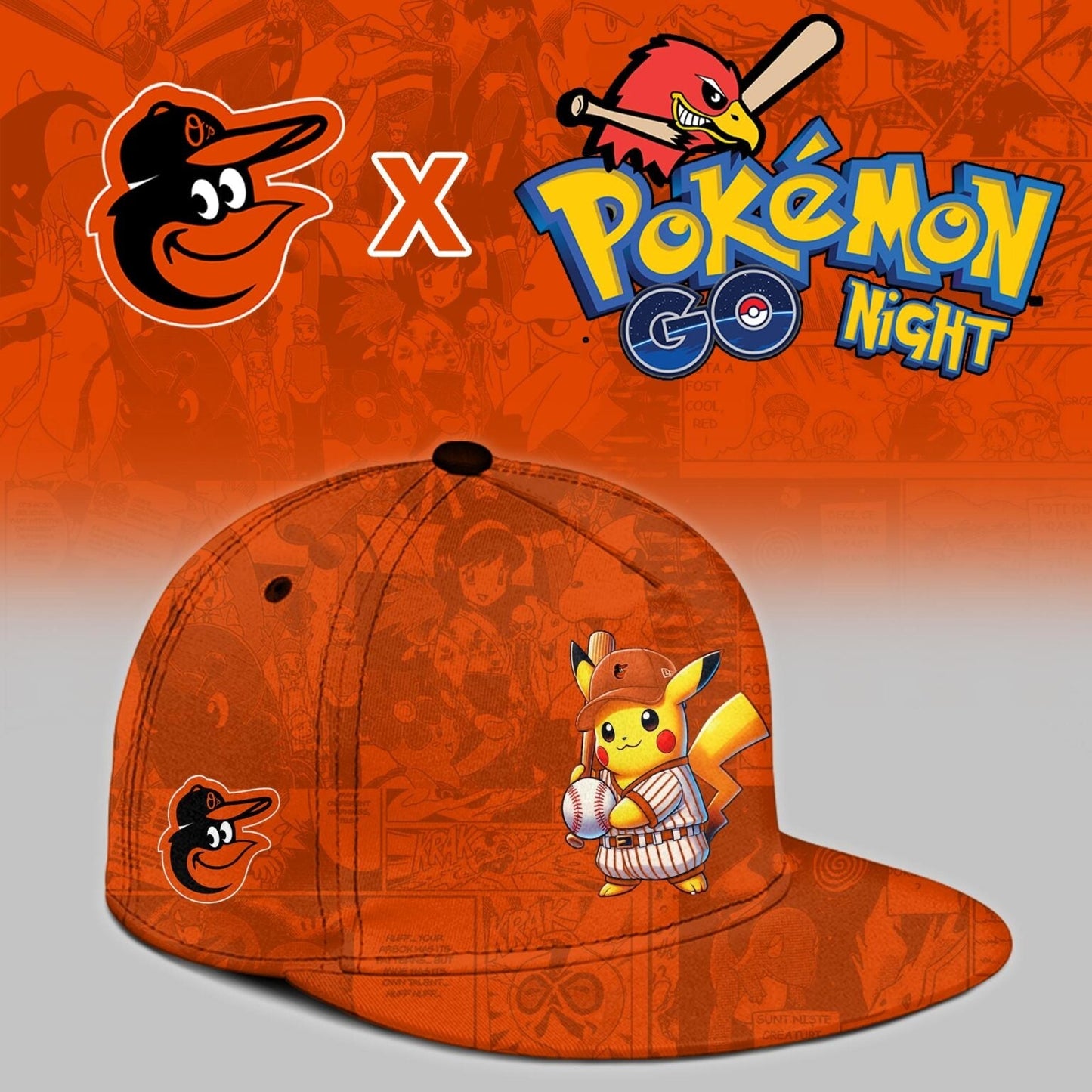 Baltimore Orioles 2025 Pokémon GO Night Limited Jersey