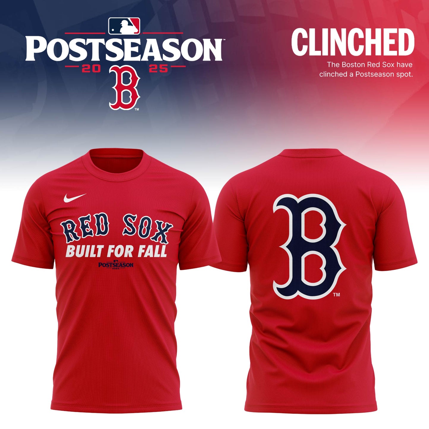 Boston Red Sox 2025 Postseason Limited T-shirt