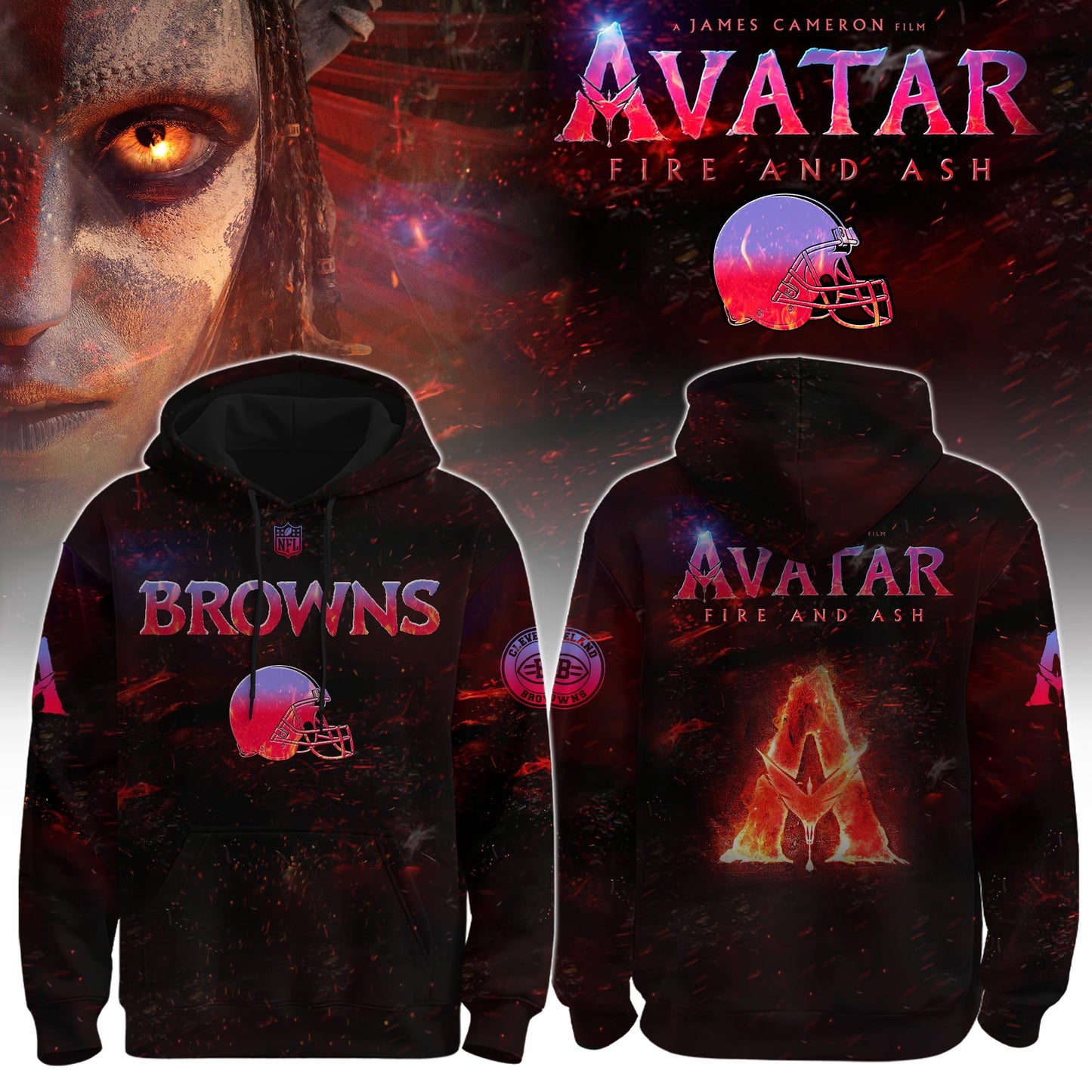 Cleveland Browns x Avatar 3 “Fire and Ash” Editions Limited +Selling Out Fast