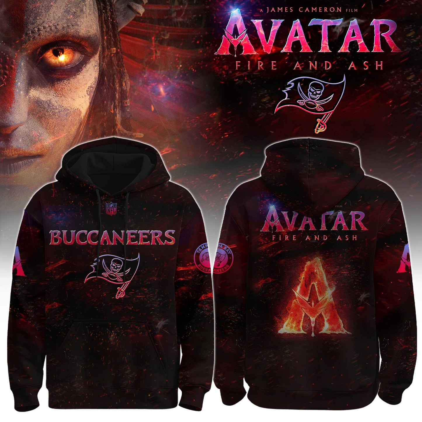 Tampa Bay Buccaneers x Avatar 3 “Fire and Ash” Editions Limited +Selling Out Fast