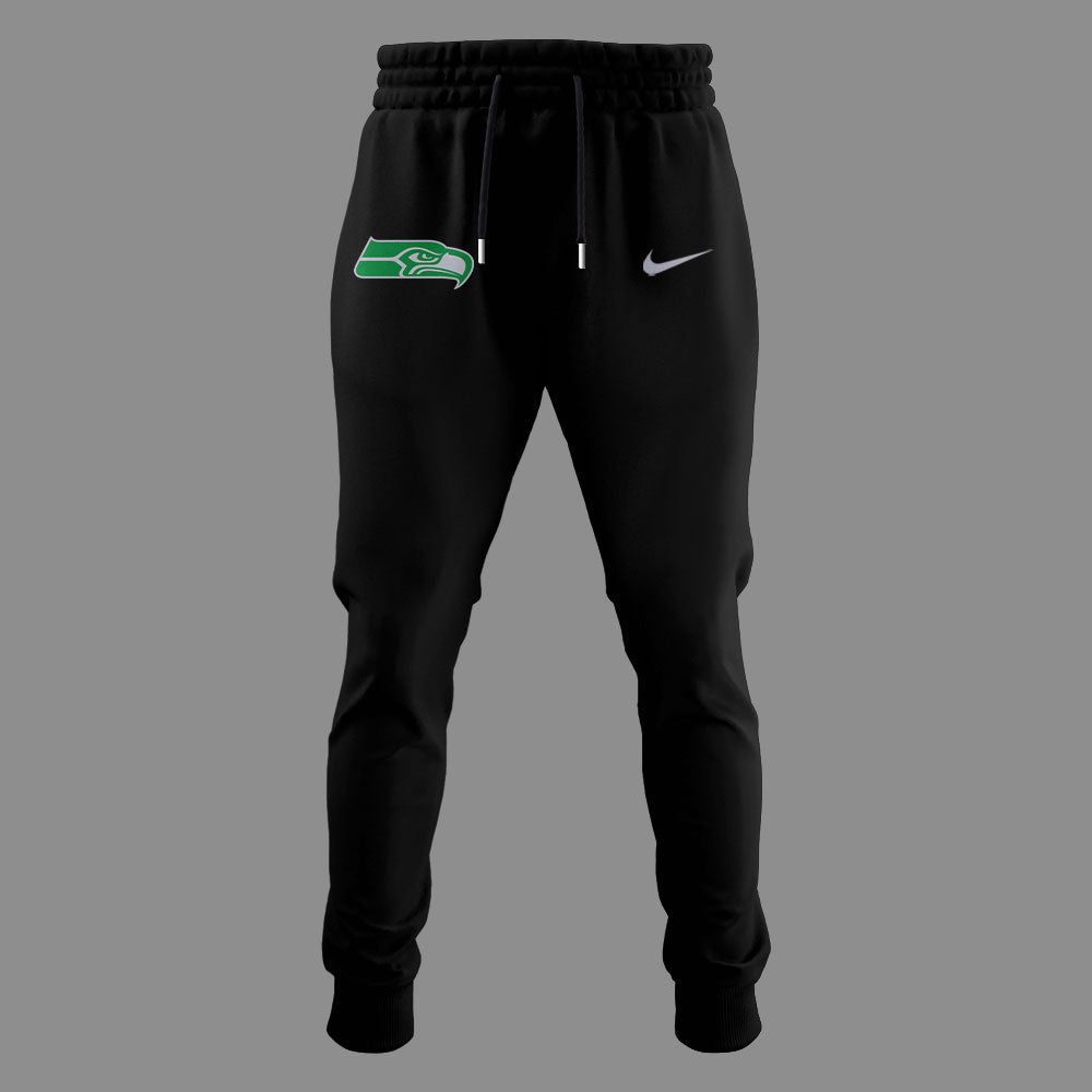 Limited Edition Seahawks Football Rivalries Teaser Logo Black Hoodie