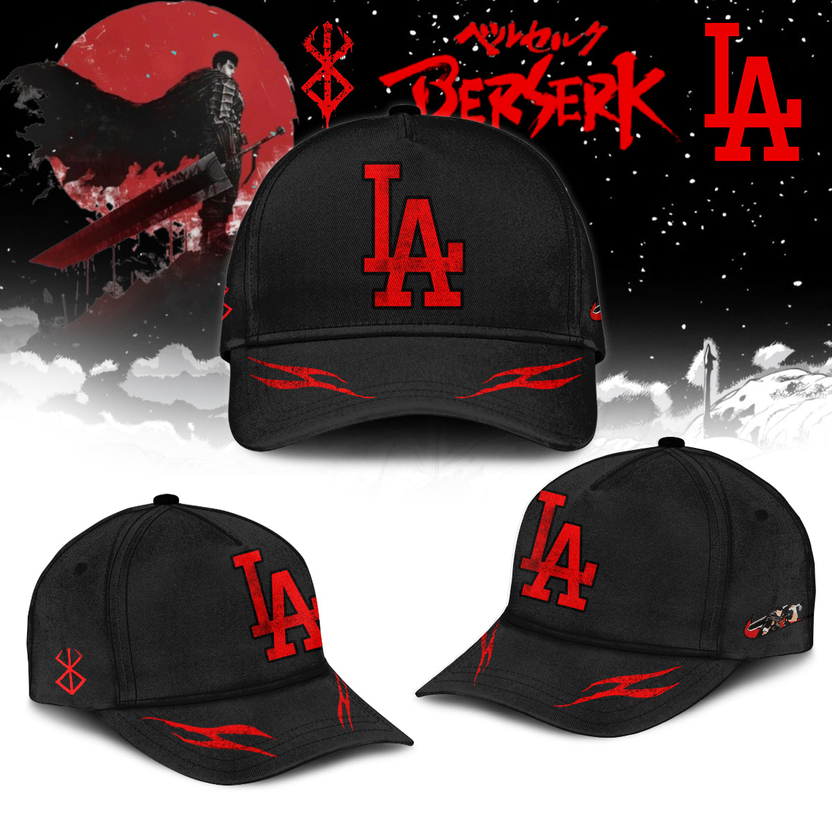 Los Angeles Dodgers x Berserk Limited Edition Hoodie&Jogger 2025