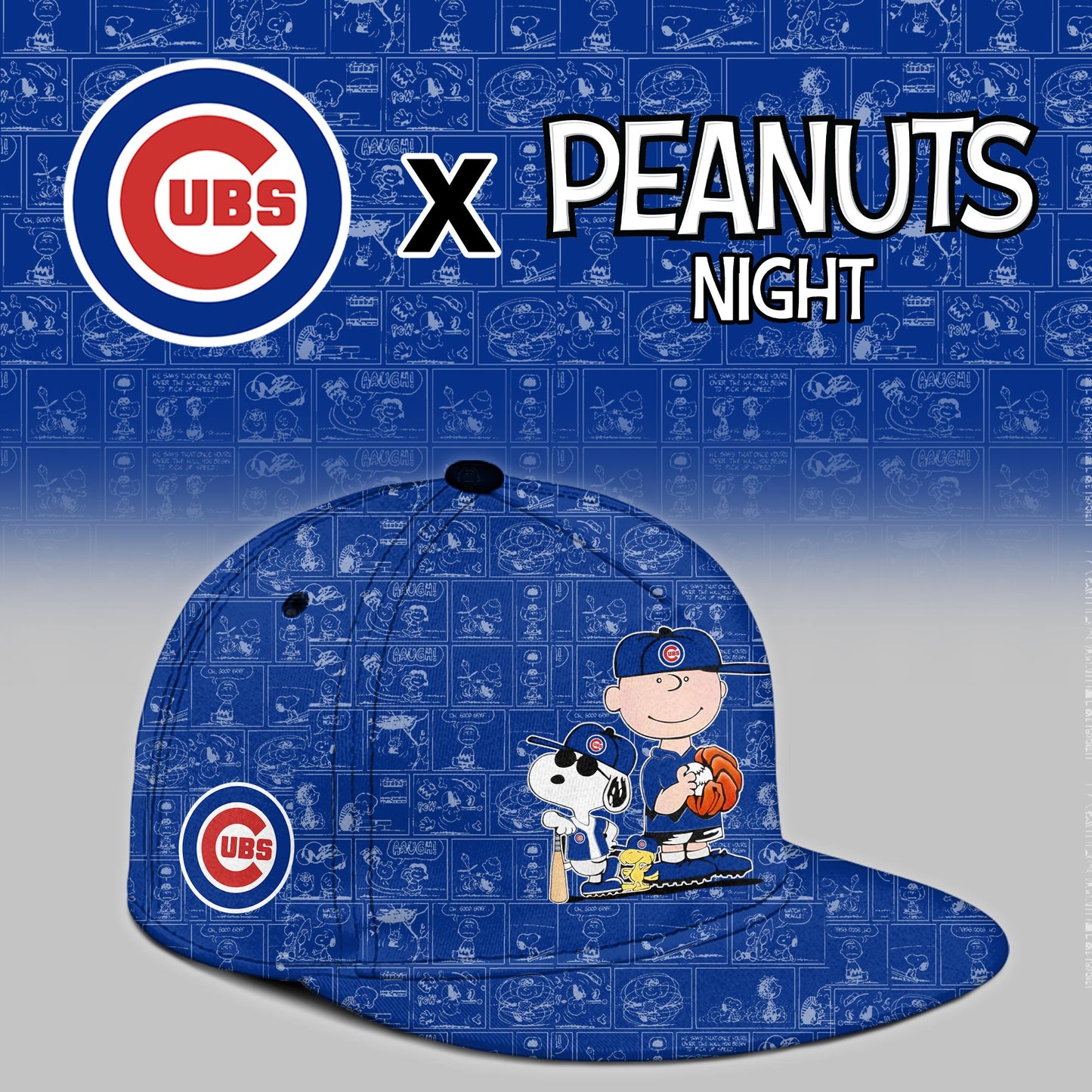 Chicago Cubs 2025 Peanuts Night Event Limited Jersey