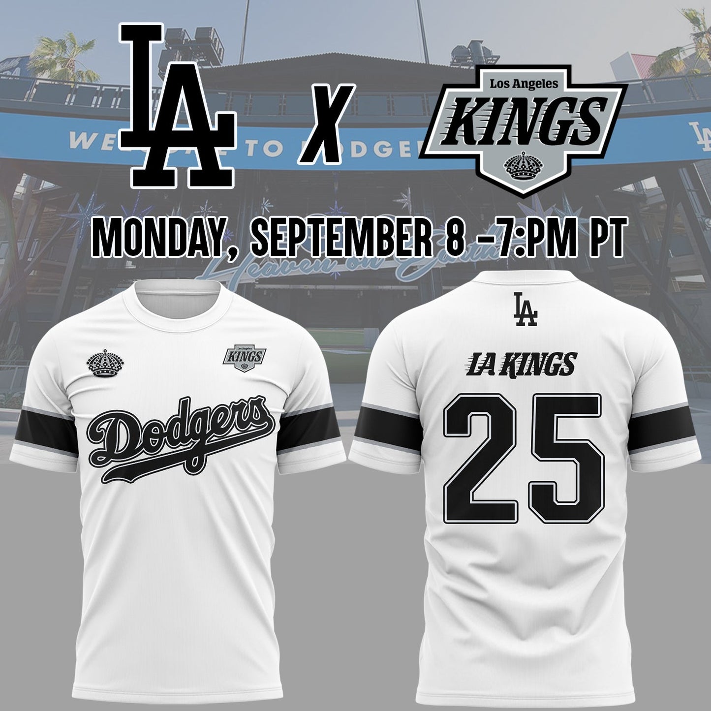 LA Dodgers x LA King Night T-shirt