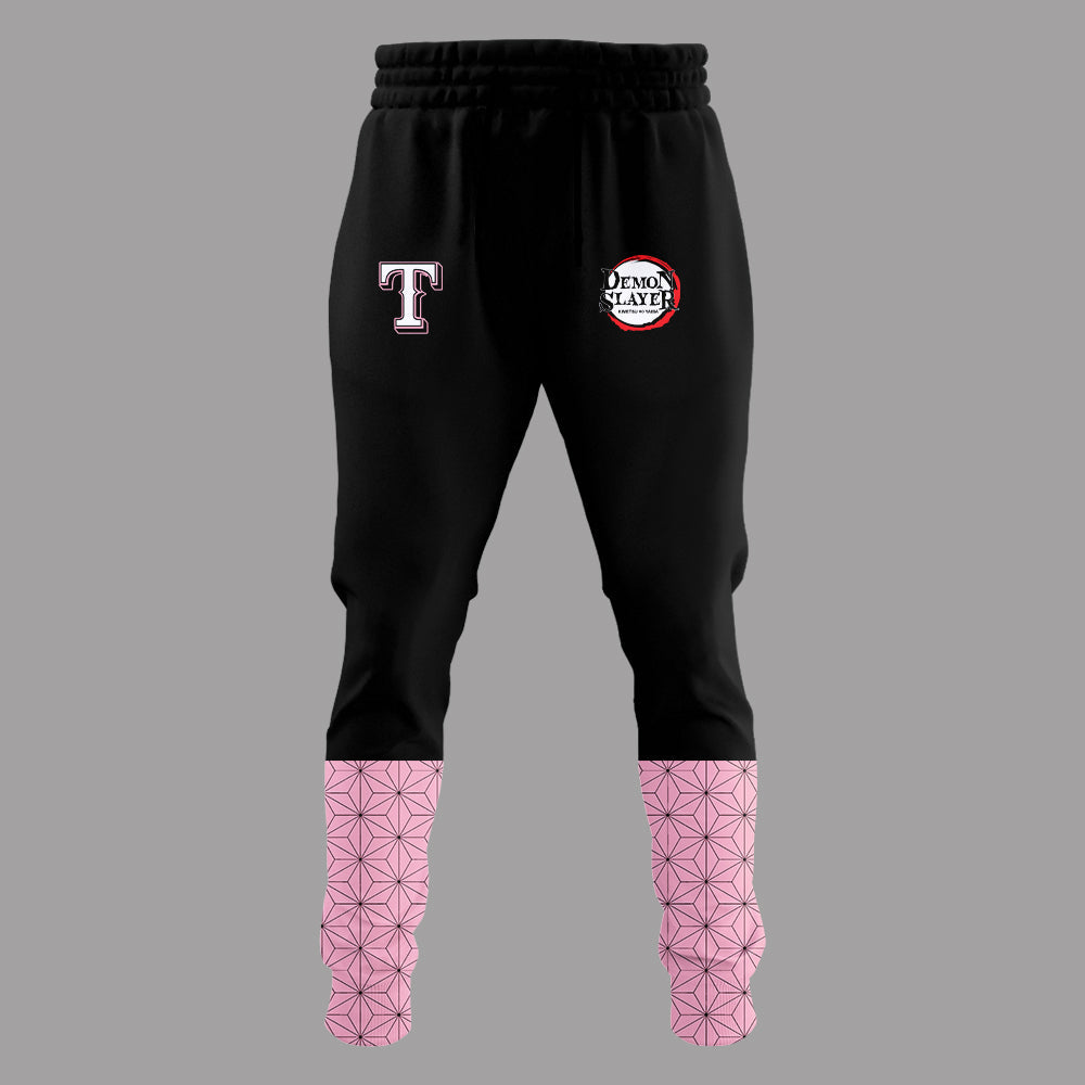 Demon slayer_Texas Rangers Limited Edition Nezuko Jersey