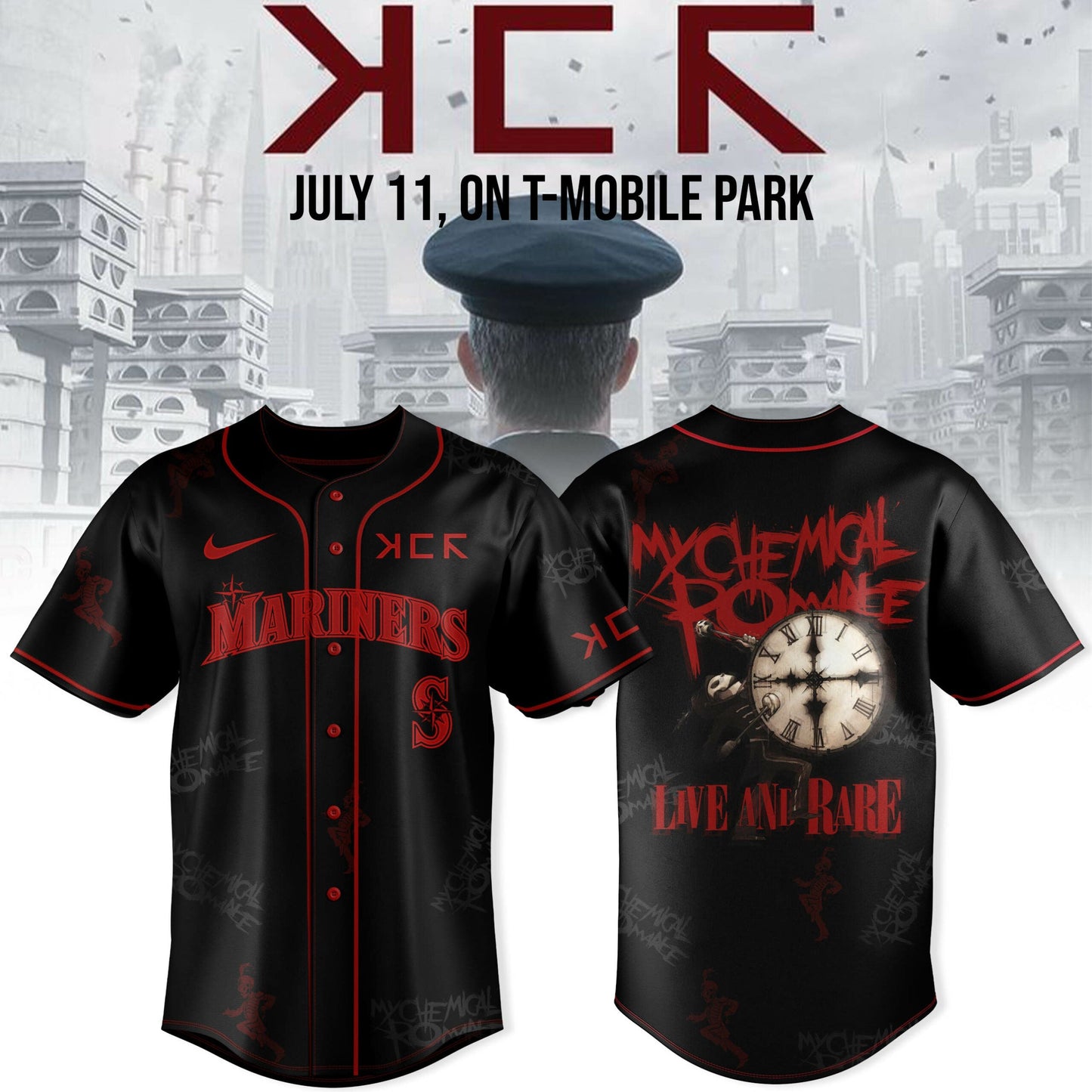 Seattle Mariners x Long Live The Black Parade – My Chemical Romance