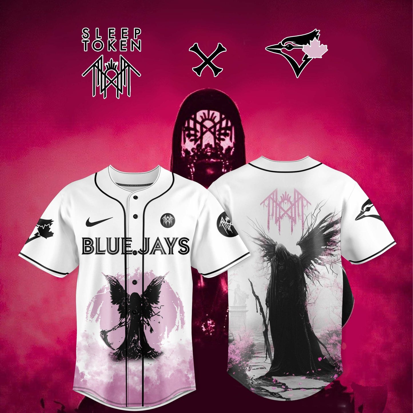 Toronto Blue Jays X Sleep Token: Even in Arcadia Tour Merch Jersey
