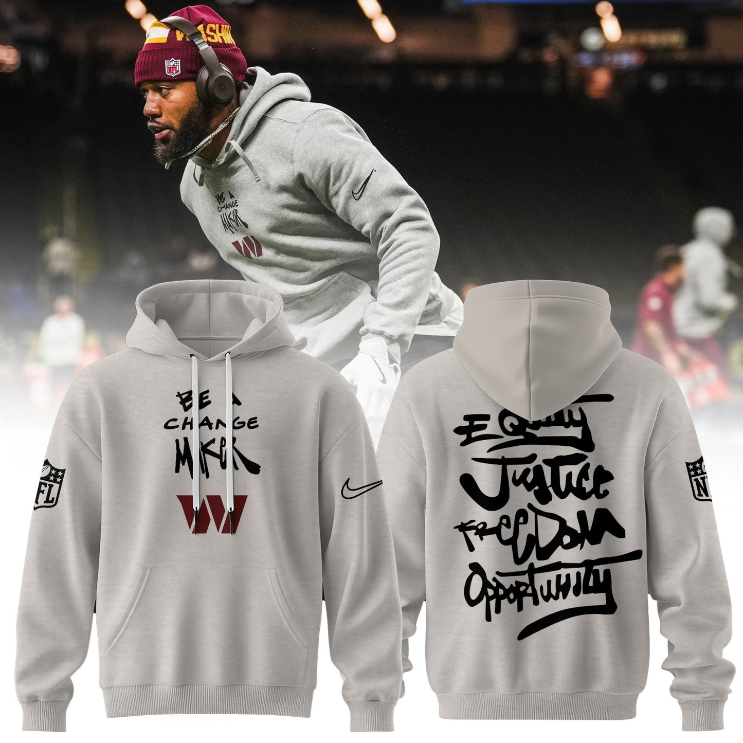 Equity Justice Freedom Opportunity -New collection of the 2025 season Hoodie
