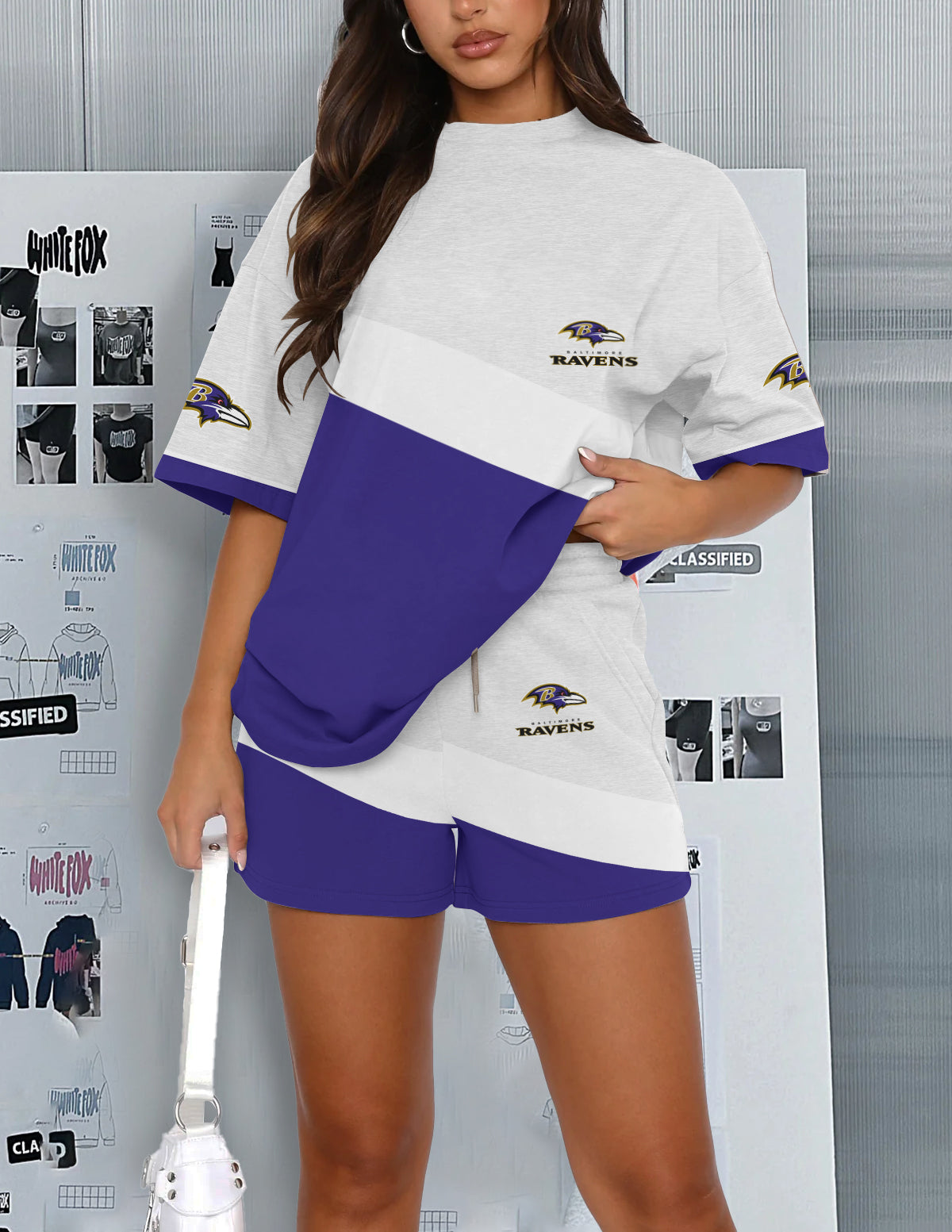 Baltimore Ravens Limited Edition Women's T-Shirt & Short Set