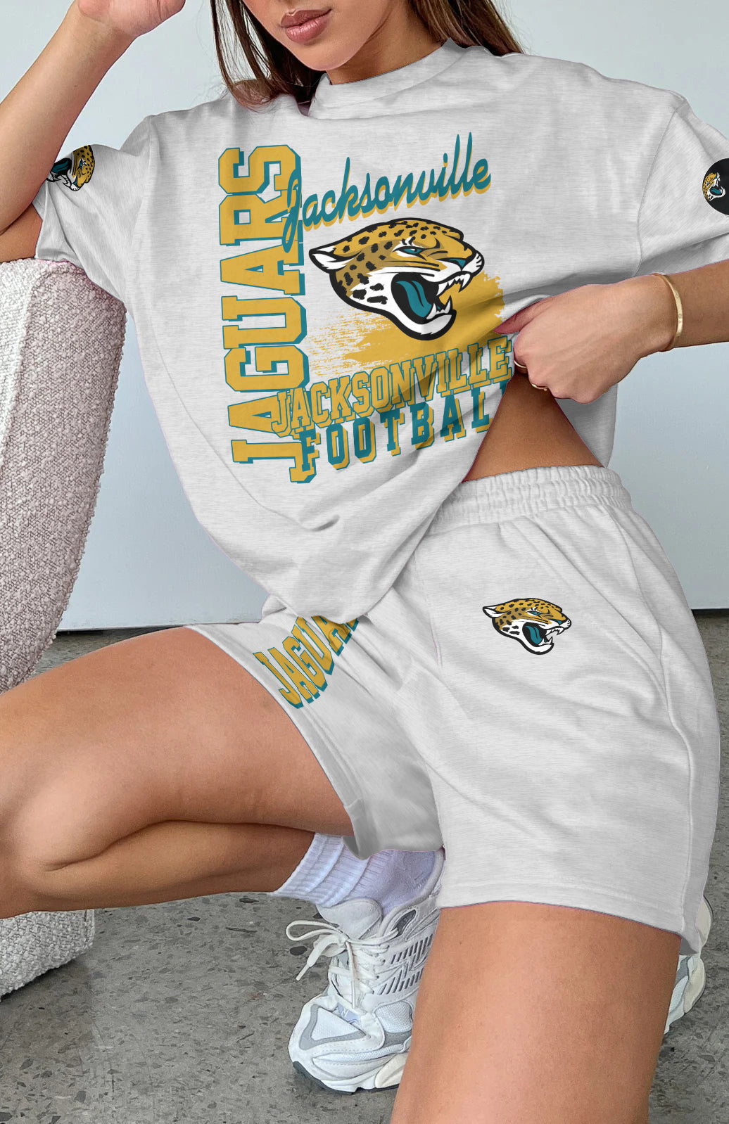 Jacksonville Jaguars Limited Edition Women's T-Shirt & Short Set