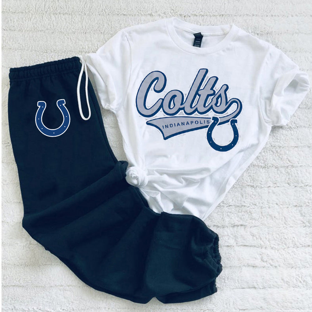 Casual loose fashion printed suit